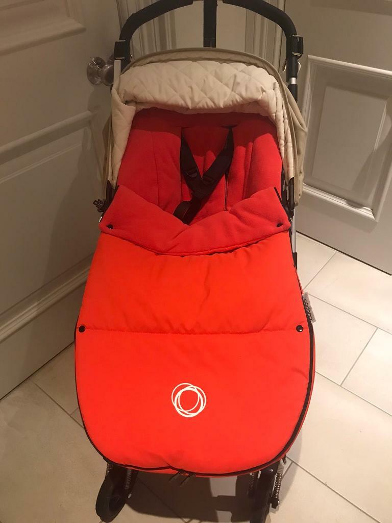 bugaboo footmuff red